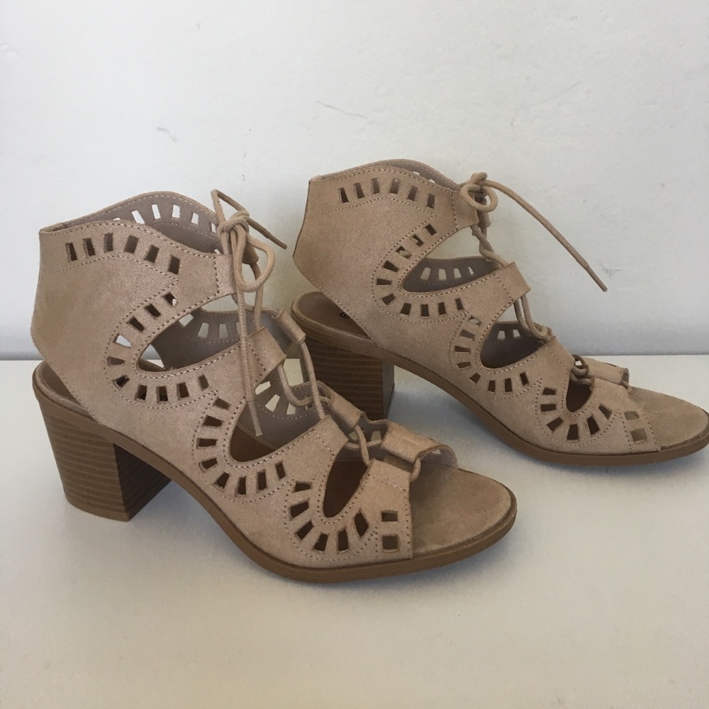 Tan Suede Sandals