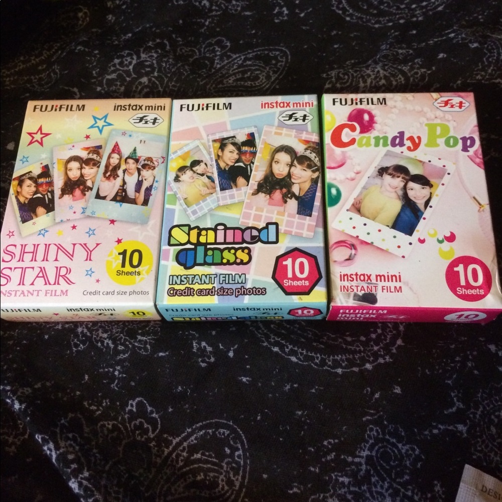 Bundle (30) Fujifilm Instax Mini Patterned Film