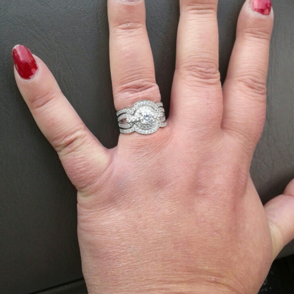 $⬇ ❤  Bridal set size 6.5/7 ❤ - Picture 2 of 7
