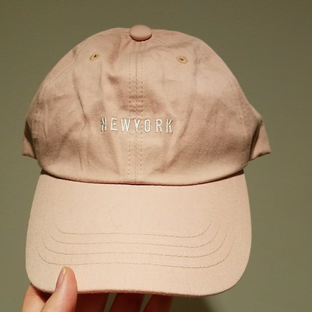 Baby pink New York Cap