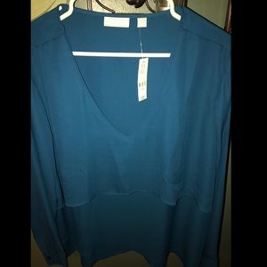 New York & Company long sleeve dress top