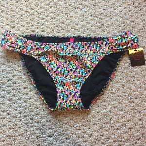 NWT Victoria's Secret confetti bikini bottom