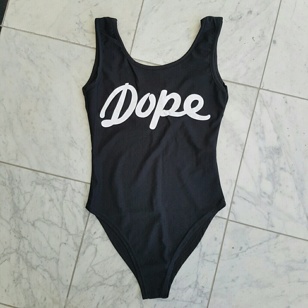 New Dope One Piece Swimsuit - Picture 2 of 5