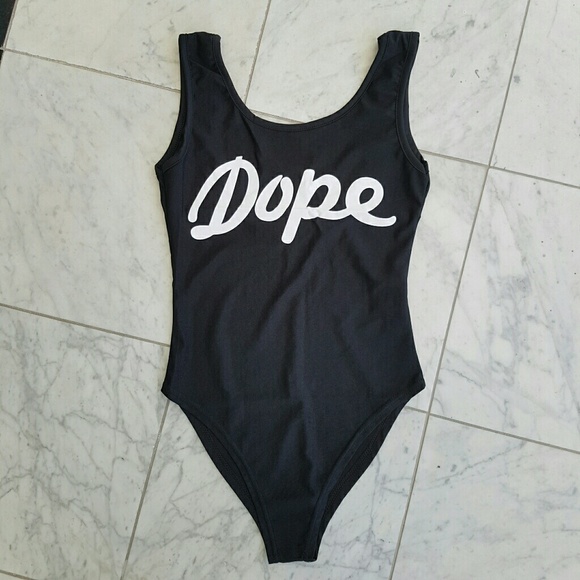 New Dope One Piece Swimsuit - Picture 2 of 5