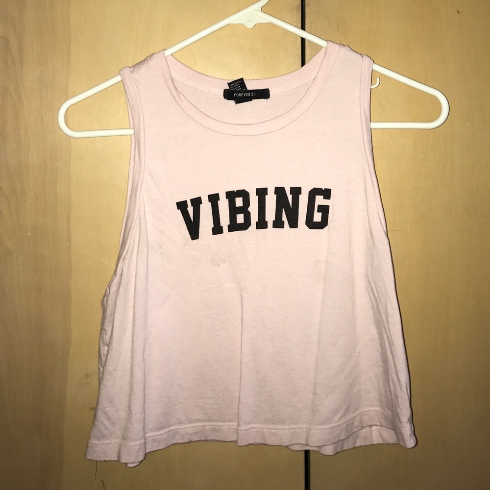 Forever 21 ~VIBING~ crop top
