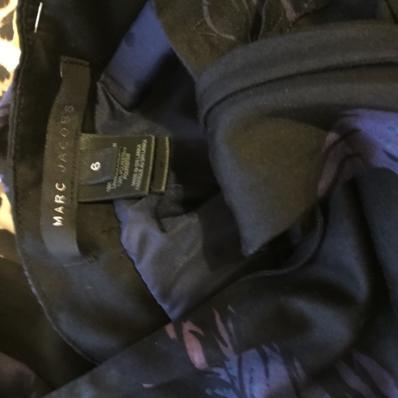 Marc by Marc Jacobs Plunging Feather Print Dress - Picture 3 of 5