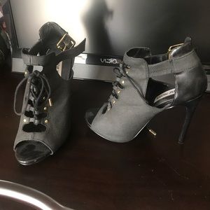 Steve Madden lace up heels. Worn once. Size 7
