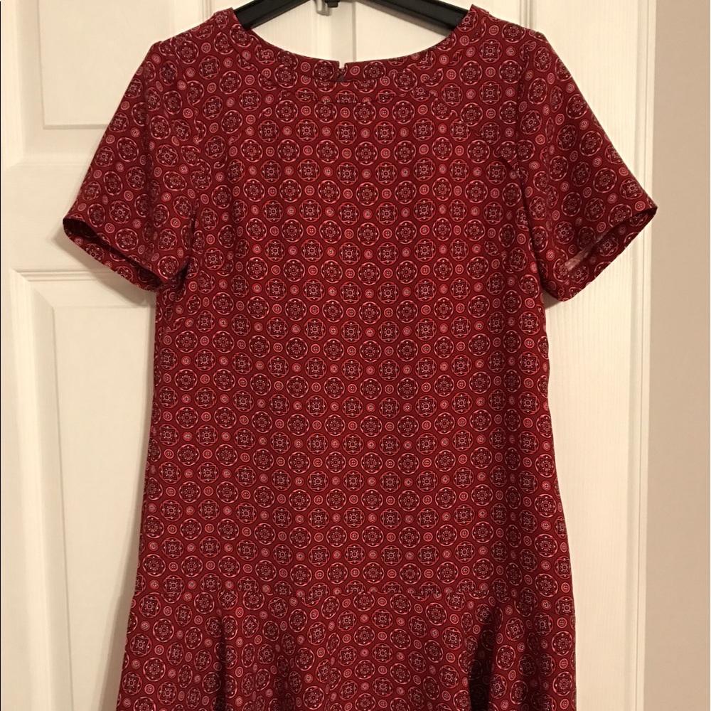Banana Republic Paisley Red Dress size 6
