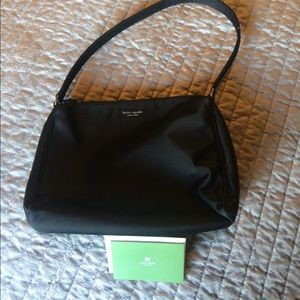 Black nylon Kate Spade purse