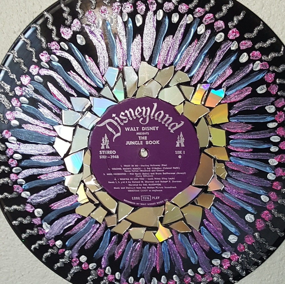 Mosaic painted record