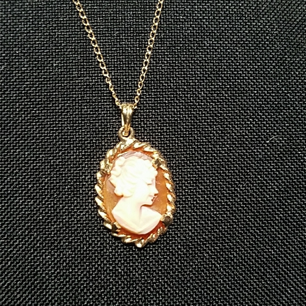 Vintage cameo necklace