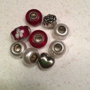 Charm bracelet beads. From Bella Perlina.