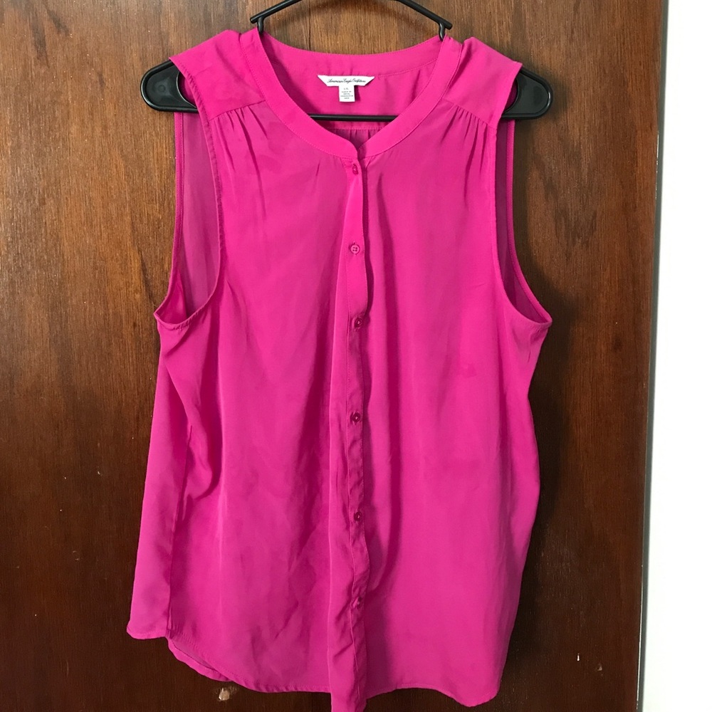 American Eagle Button-Up Tank