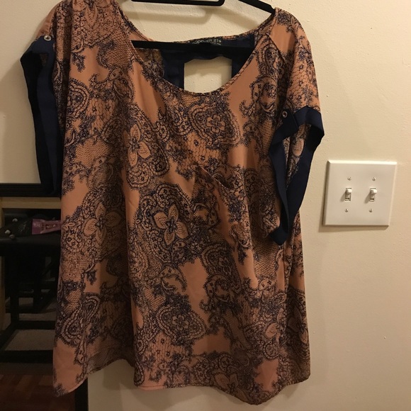 Pink/Blue blouse - Picture 1 of 3