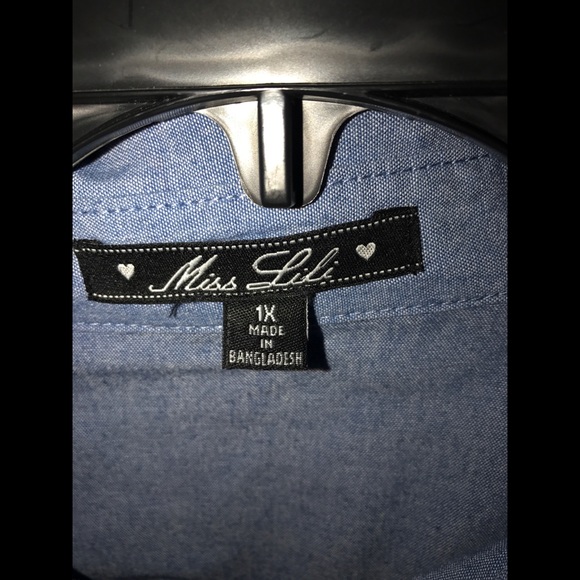 Miss Lili light denim button up - Picture 3 of 3