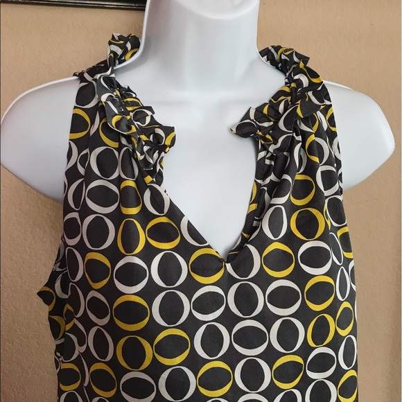 Banana Republic Gray Ruffle Blouse - Picture 2 of 7