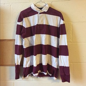 Men's Ralph Lauren Purple & White Rugby
