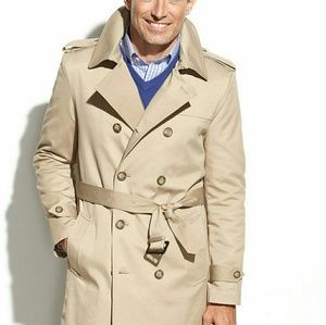 Ralph Lauren pea trench coat