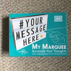 My Marquee light box