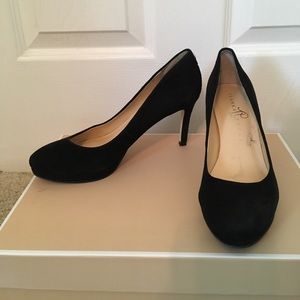 Ivanka Trump Black Suede Heels