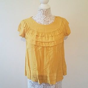 Yellow delicately ruffled too