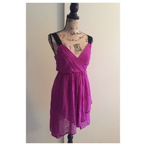 Frock by Tracy Reese fuchsia silk dress size 0