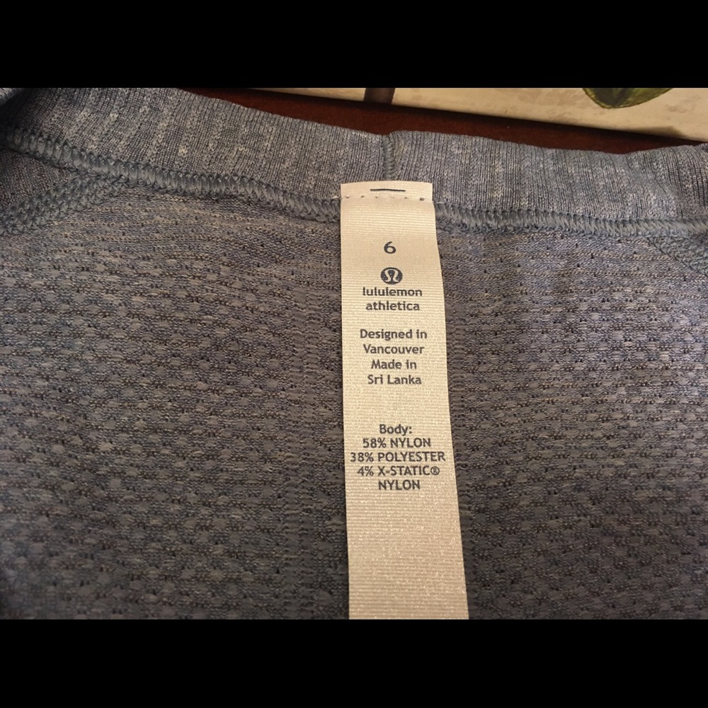 Lululemon Swiftly Tech Short Sleeve Crew-Blue, 6 - Picture 4 of 5