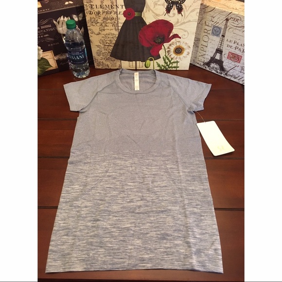 Lululemon Swiftly Tech Short Sleeve Crew-Blue, 6 - Picture 2 of 5