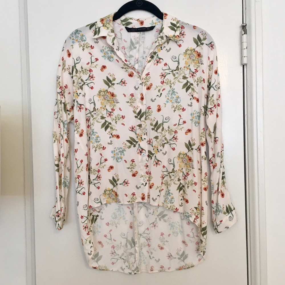 Zara Floral Blouse