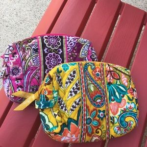 2 Vera Bradley Cosmetic Bags