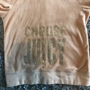 Gold Juicy Couture tracksuit zip up