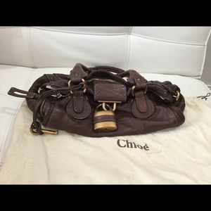 Auth Chloe Paddington medium bag chocolate Auth Chloe Paddington medium bag chocolate