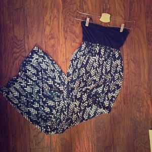 Roxy navy blue maxi dress