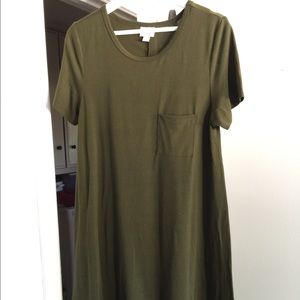Olive green Cassie dress