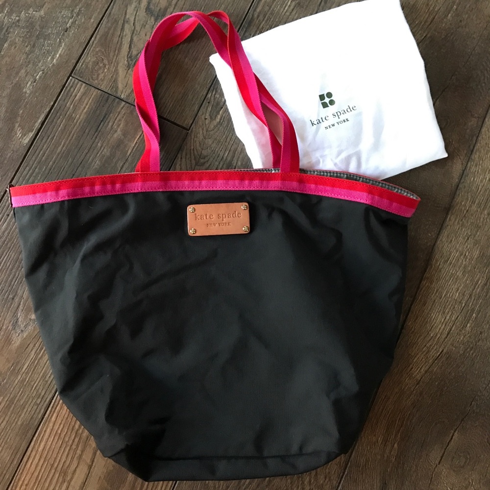 Kate Spade nylon tote with storage bag