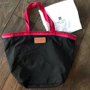 Kate Spade nylon tote with storage bag