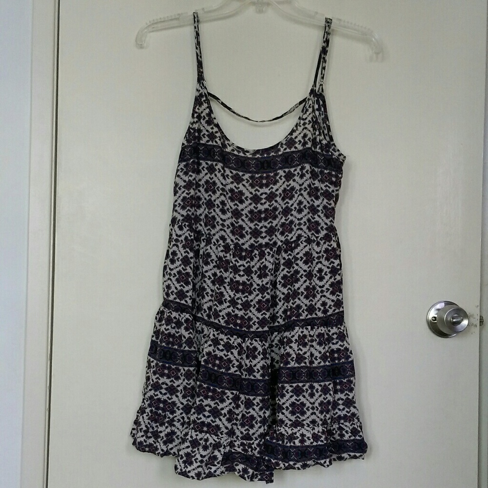 Brandy Melville purple tribal print Jada dress