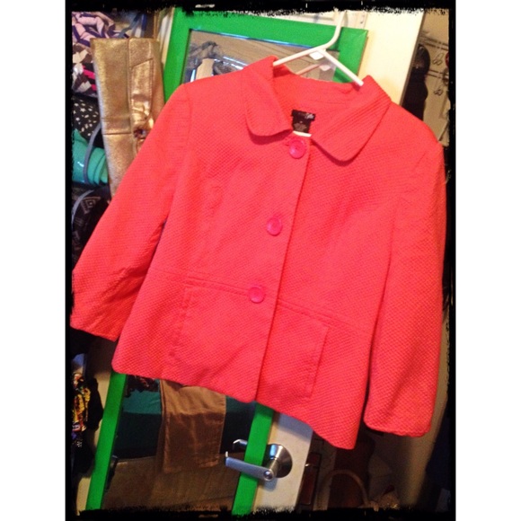 East 5th Jackets & Blazers - Coral-Salmon Mary Jane Petty Coat