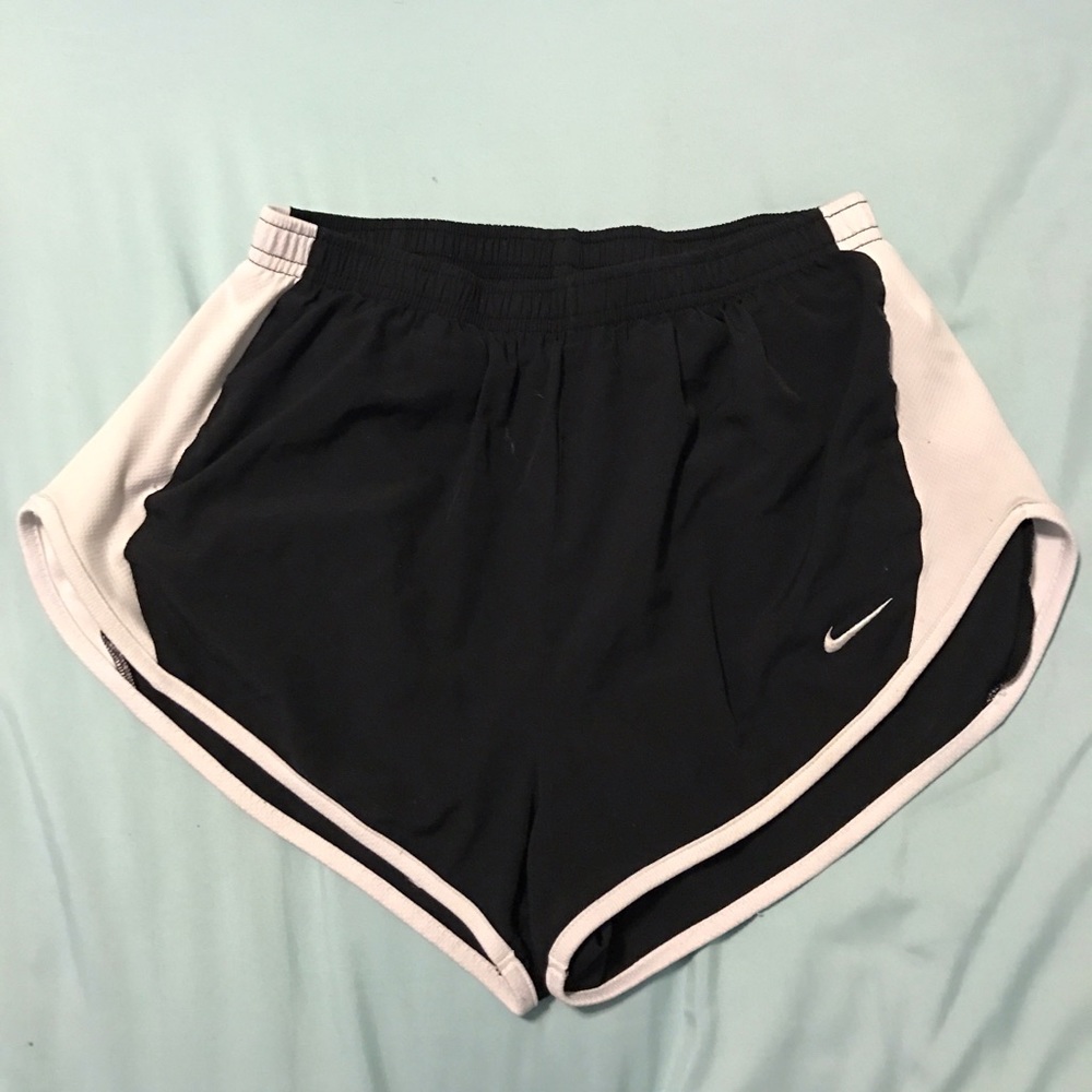 B&W Nike Running Shorts