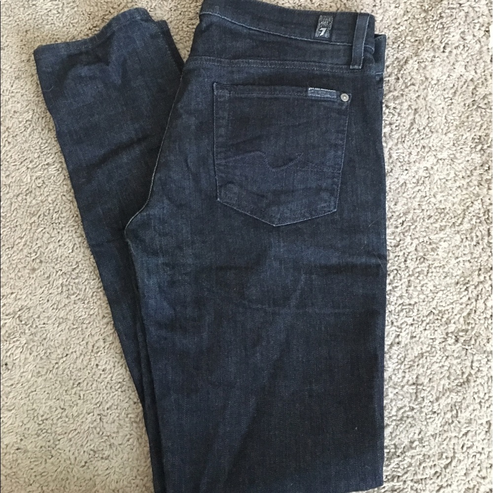 7 For All Mankind Jeans 30x33.5 Roxanne New Rinse