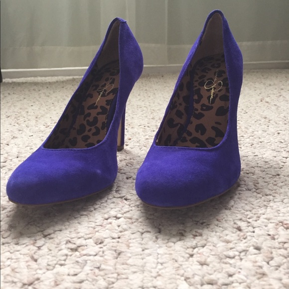 Jessica Simpson royal blue heels - Picture 1 of 5