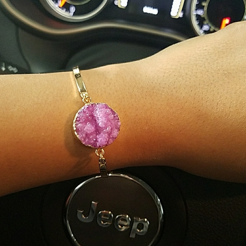 Druzy bracelet