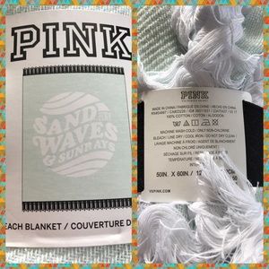 BNWT PINK VICTORIA'S SECRET Beach Blanket
