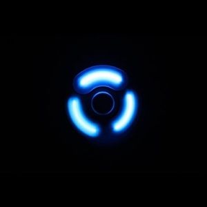 Blue LED Fidget Spinner Stress Relief Figet Figit