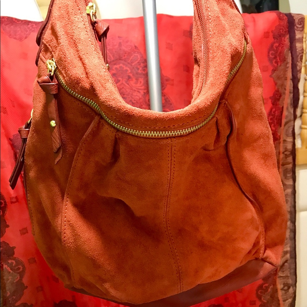 Tinganello suede bag