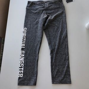 spiritual gangster power crop leggings