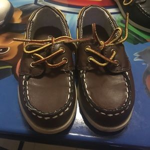 Toddler boy boat shoes