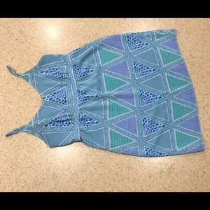 Spaghetti strap lightweight summer dress.