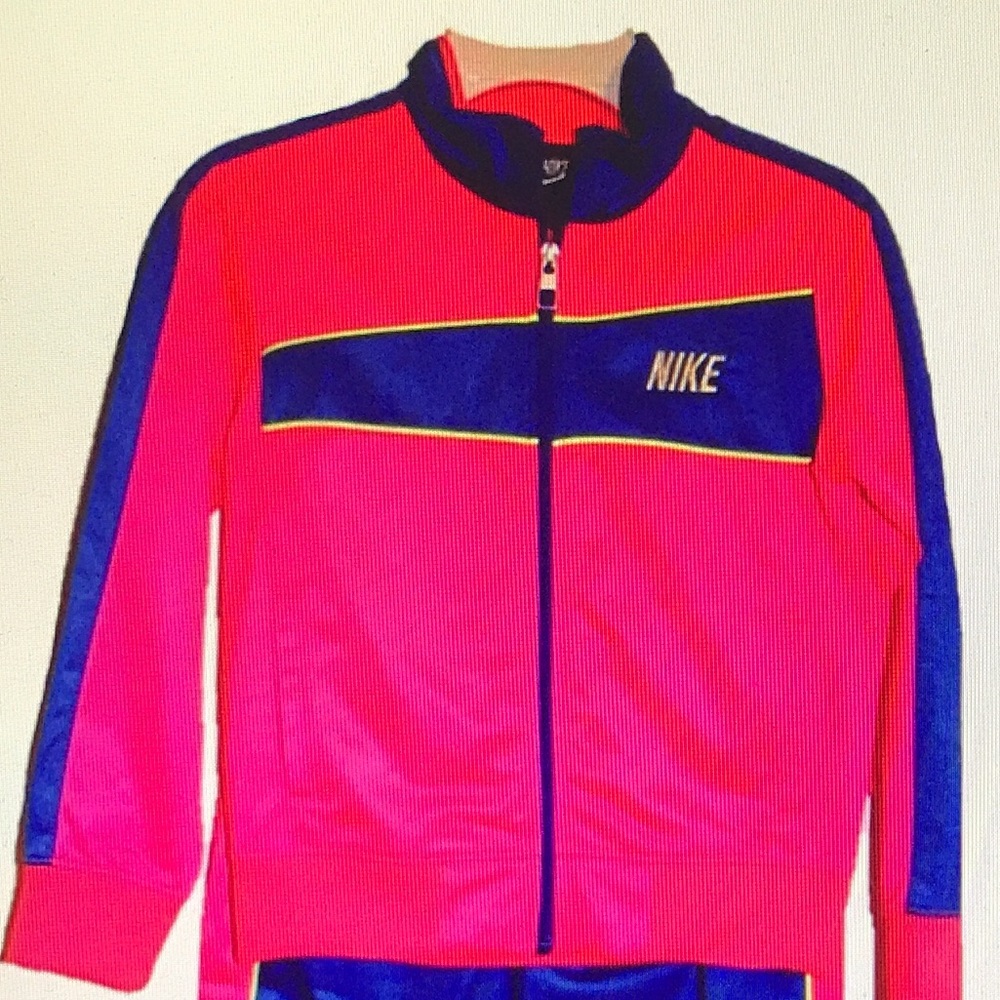 Nike Baby-Girls Pink & Navy Set Track Suit 4