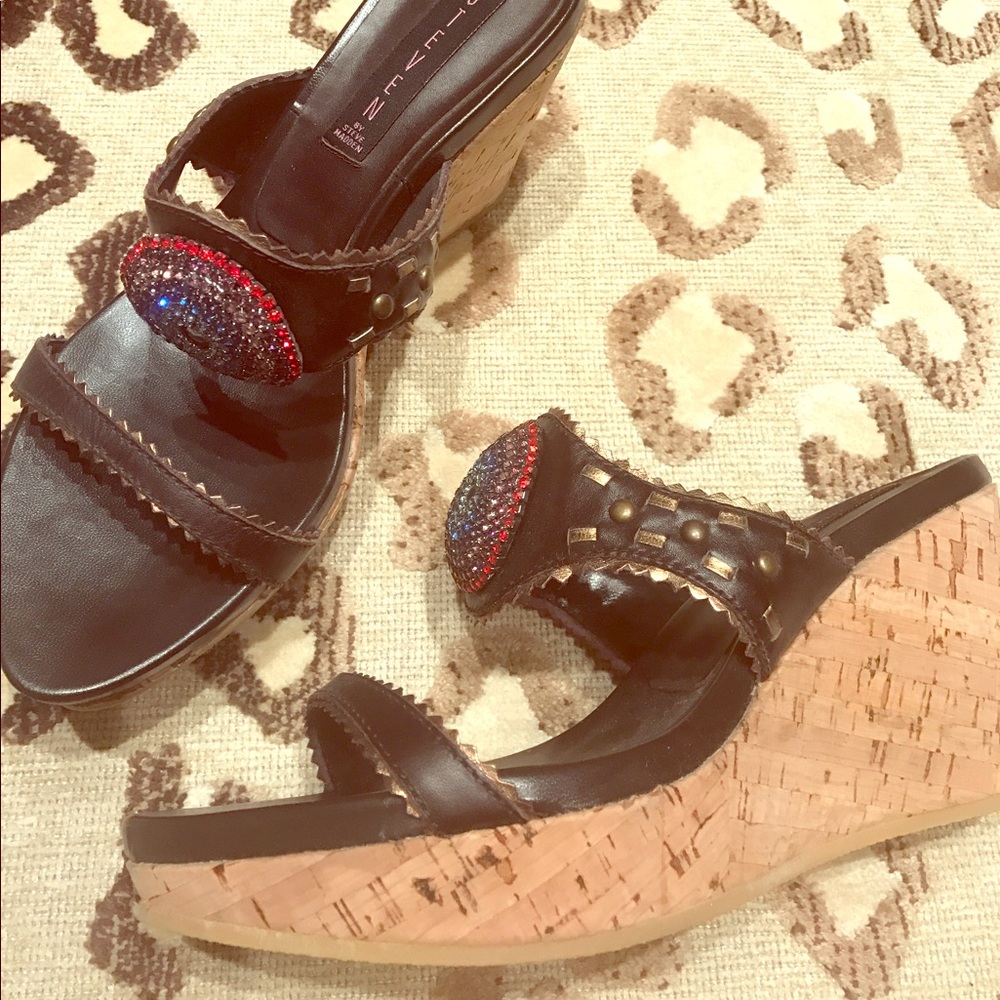 Steve by Steve Madden cork wedges